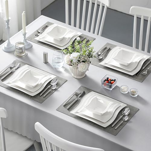 Ivory White Dinnerware Set (12 Piece(Service for 4) / Ivory White)