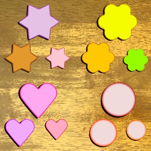 Metal Cookie Cutters Set (20 Round Heart Flower Star Cookie Cutters)