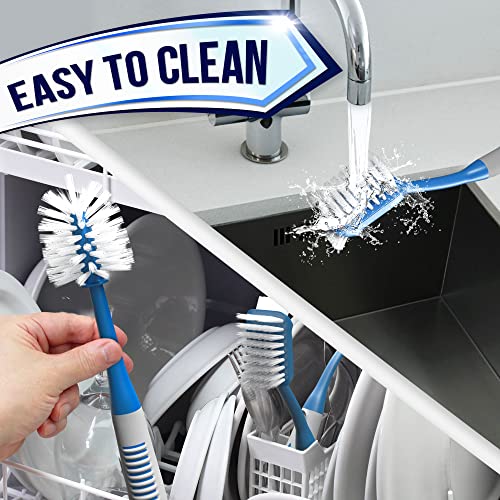Dish Brush Set of 4 (Blue)