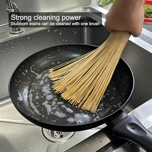 Bamboo Wok Brush 2 Pack (Large B≈Ø2"×11")