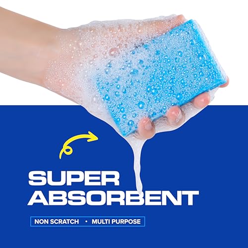 48 Count Sponges Kitchen for Dishes Cleaning