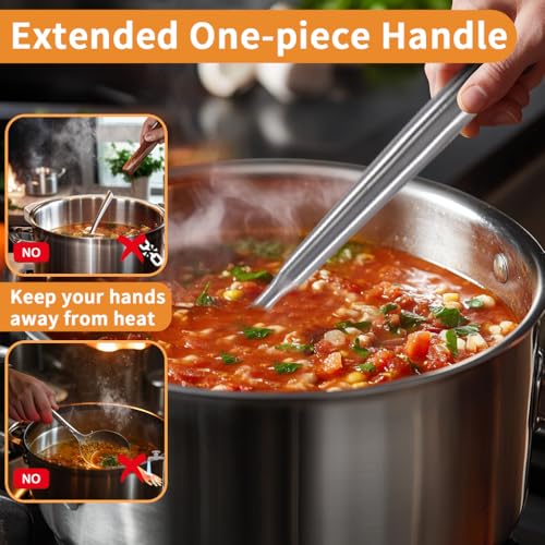 Deep Stainless Steel 13.7 Inches Newness Soup Ladle