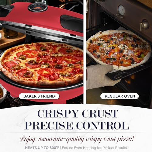 Baker’s Friend Electric Pizza Oven Indoor Countertop