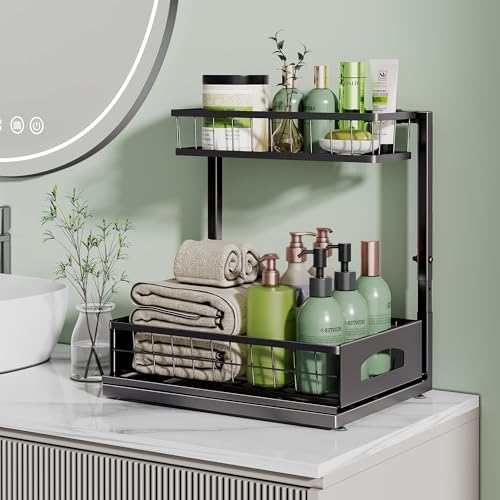 Under Sink Organizer (1 Pack / Black)