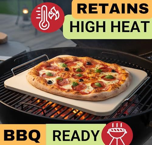Pizza Stone for Oven and Grill Set (5 Count)