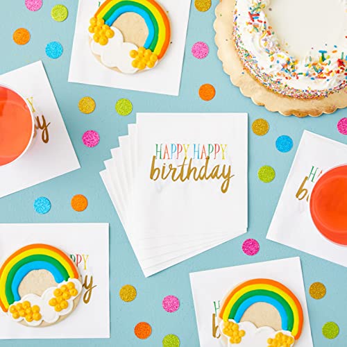 Happy Birthday Napkins (100 Pack)