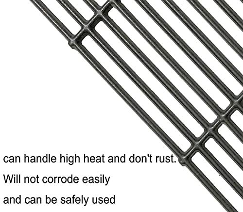 C6505A(4-Pack) 19 3/4" Cast Iron Cooking Grid Grates Replacement for Chargriller 2121, 2123, 2222, 2828, 3001, 3008, 3030, 3725, 4000, 4208, 5050, 5072, 5252, 9020 (4 Cast Iron)