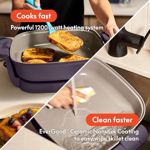 Fits Anywhere SAUTE Make & Take Skillet (12" x 12" / Plum)