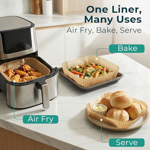 Cathy Yoder's AirFryer Paper Liners (8 inch - Square)
