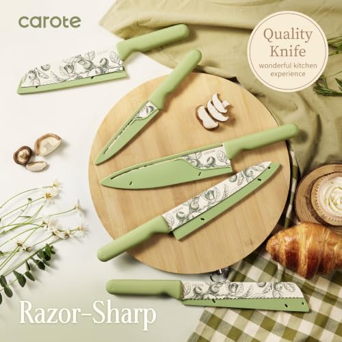 42pcs Ceramic Cookware Set (Green / 42 Piece)