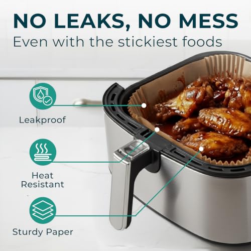 Cathy Yoder's Square Air Fryer Liners (6 inch - Square)