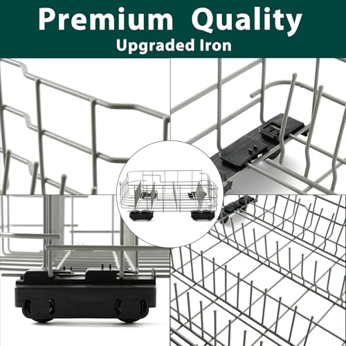 Upgraded WD28X34744 WD28X26099 Lower Rack Replacement Parts for GE Dishwasher Dishrack 20.7'' D x 21.6'' W GE GDF510PSM0SS GDF510PSJ0SS GDF510PSR0SS WD28X24396 Bottom Drawer Tray Assembly 1 Pack (21.6‘’ x 20.7'' x 8'')