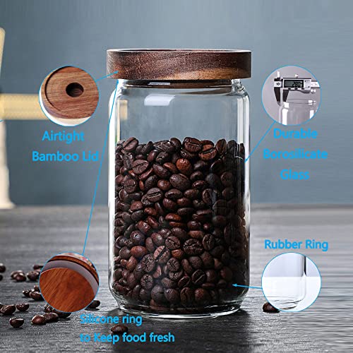 Set of 5 Kitchen Canisters (5set Mixed Size)