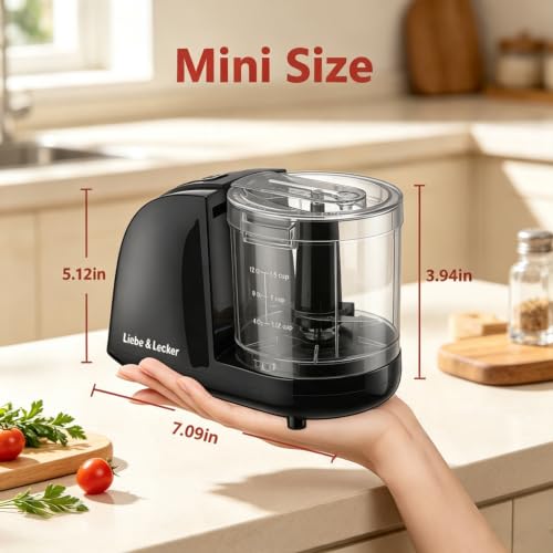 Mini Food Processor 1.5 Cup Electric Food Chopper