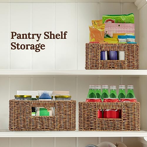 WeeNest Baskets for Storage (Toffee)