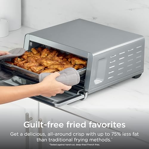 Flip Toaster Oven & Air Fryer (8-in-1 Flip Oven Stainless)