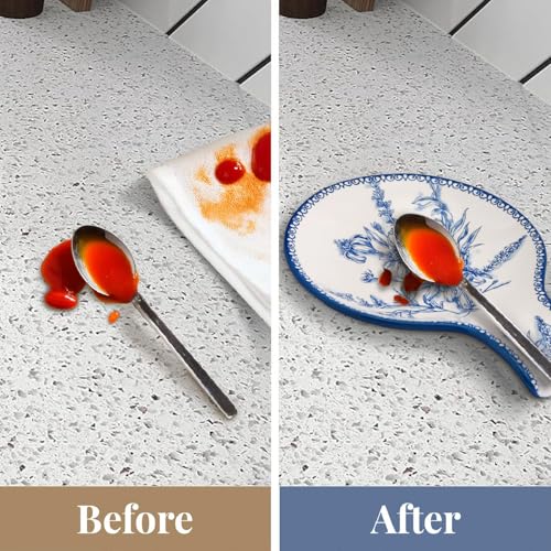 Blue Garden Toile De Jouy Spoon Rest for Stove Top (Blue Garden Toile De Jouy)