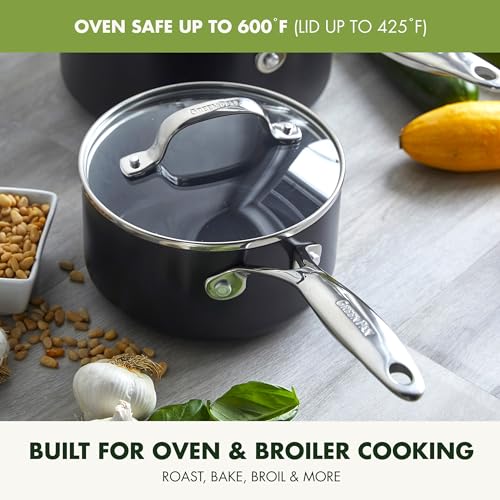 Valencia Pro 2 Piece Ceramic Saucepan Set