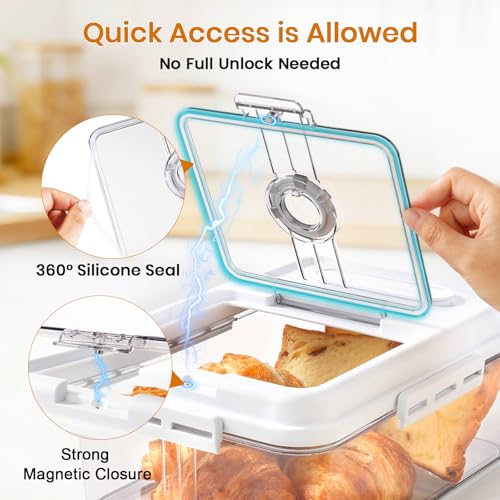 Bread Box for Homemade Bread for Kitchen Counter Airtight