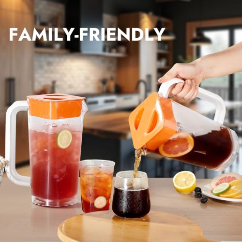 2 Pack 2 Liters (Orange & Orange)