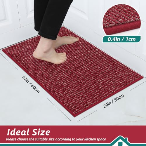 Kitchen Rugs 20"x32" (Red / 20" X 32" (Rectangular))
