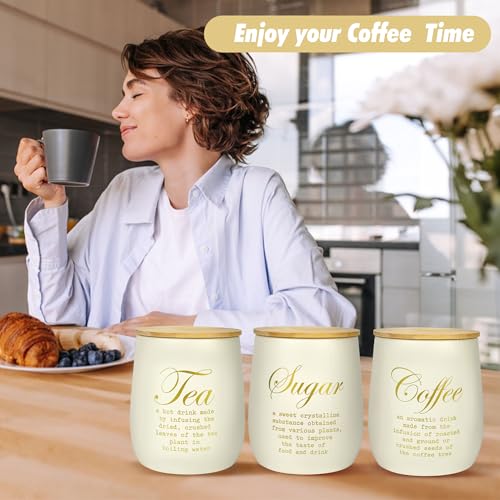 Coffee Tea Sugar Container Set of 3 (CLS-Coffee-3)
