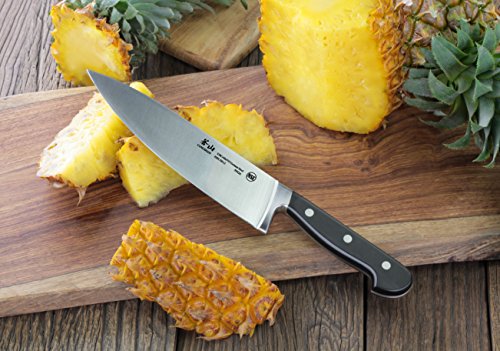 V2 Series 59526 German Steel Forged Chef Knife (8-Inch Chef Knife / Black)