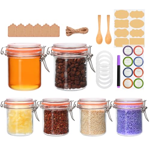 8 oz Glass Jars with Lids (8 Ounce)