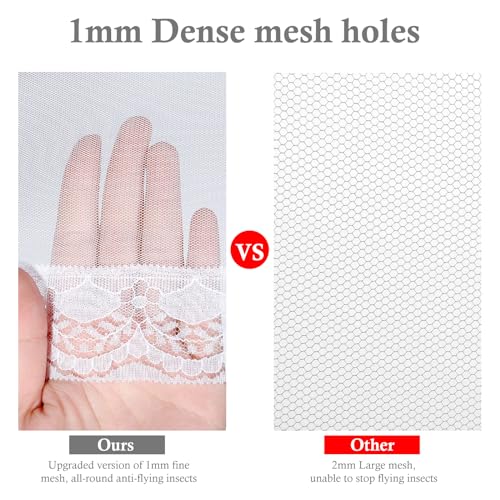 6 Pack Mesh Food Covers Pop Up (XL+Standard)