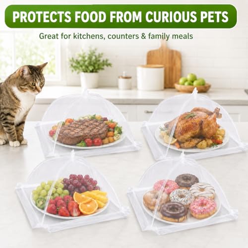 Food Cover 4 Pack Mesh Food Tent (4*14inch)