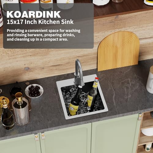 Kitchen And Bar Sink (15x17 Stainless)
