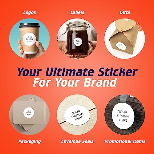 Custom Vinyl Stickers Your Image (100 Count)