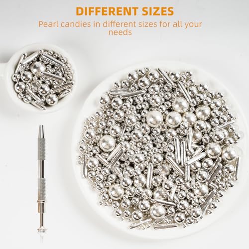 silver Mix Sugar Sprinkles (4.16 Ounce)