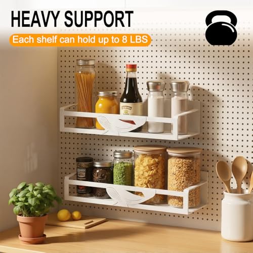 Magnetic Spice Rack for Refrigerator (4 Count)
