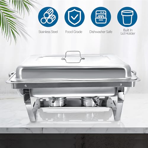 Chafing Dish for Buffet (2 Pack - 1/2 Pan)