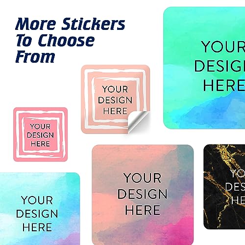Custom Vinyl Stickers Your Image (100 Count)