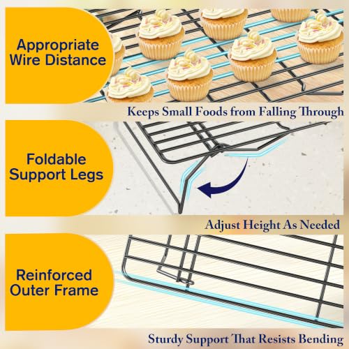 3 Tier Stackable Cooling Rack for Batch Cooling