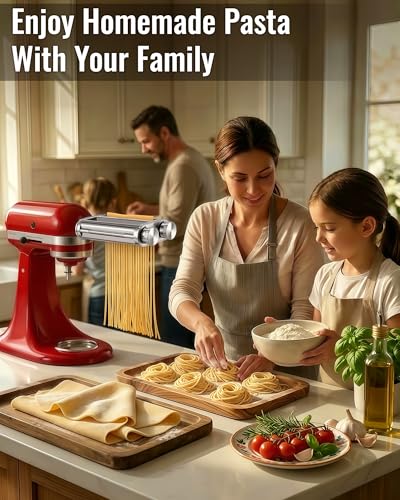 Pasta Maker Attachment for KitchenAid Mixer