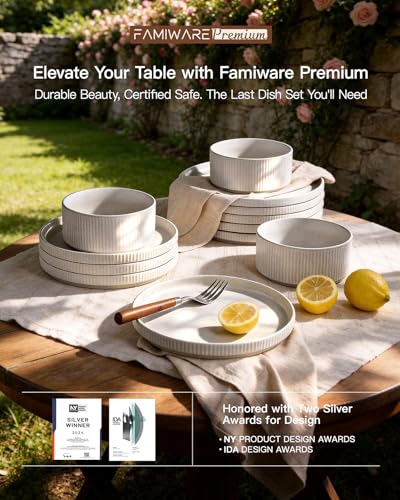 Dinnerware Set for 6 (Matte White)