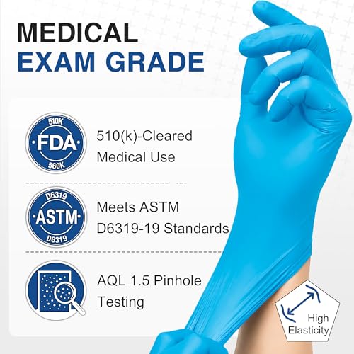 Medical Exam Glove (Blue / Large)