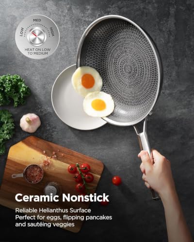 NonStick Frying Pans with Lid