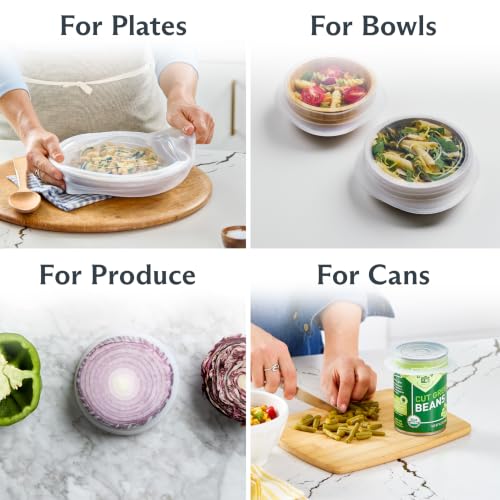 Reusable Silicone Stretch Lids (Variety 4-Pack)