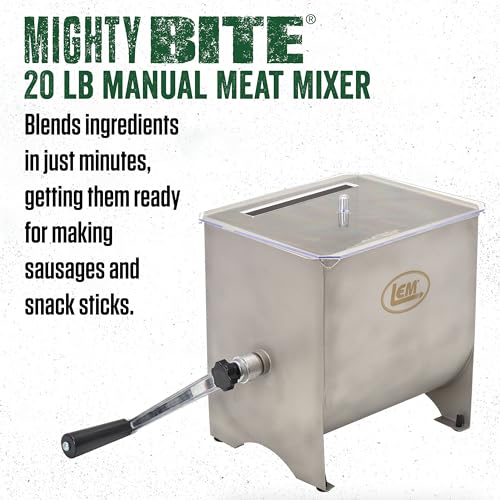 Products MightyBite Manual Meat Mixer (20 Pound Capacity)