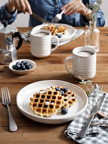 Ceramic Dinnerware Sets for 4 (Dinnerware & Mug 16 pieces)