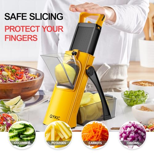 Mandoline Slicer for Kitchen (S3 Yellow)