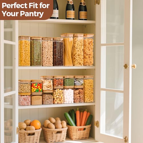 Glass Storage Containers Set of 6 (6 Count)