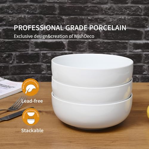 Large Soup Bowls Set of 3 (37 oz)