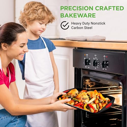 6 Piece Baking Pan Set (Black)