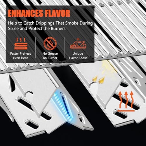 Genesis ii Flavorizer Bars Heat Deflector Replacement Parts (H4 17.1" 304)