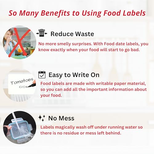 2x3 Dissolvable Food Labels